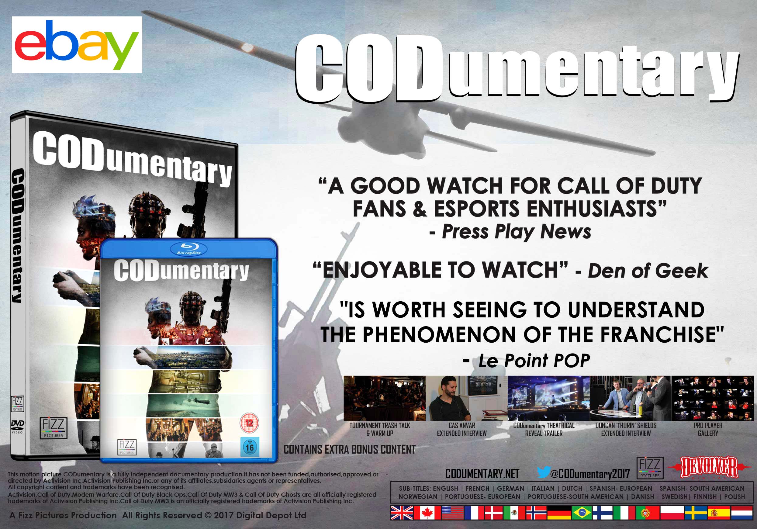 Call Of Duty documentary video DVD
